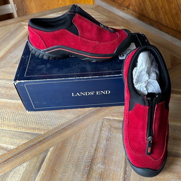 Lands' End Shoes - BRAND NEW | LANDS END | RED ZIPPER SHOE